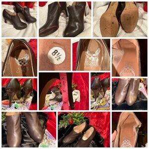 Vince Camuto brown booties